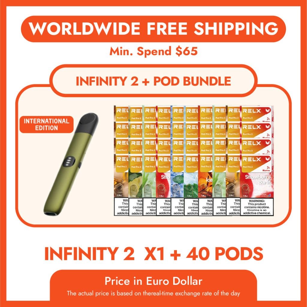 RELX Infinity 2 40Pcs Pod Bundle