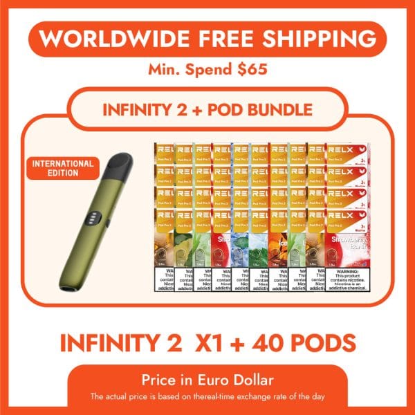 RELX Infinity 2 40Pcs Pod Bundle