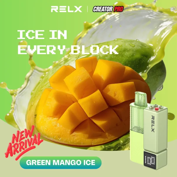 RELX Creator Pro Pod Green Mango Ice